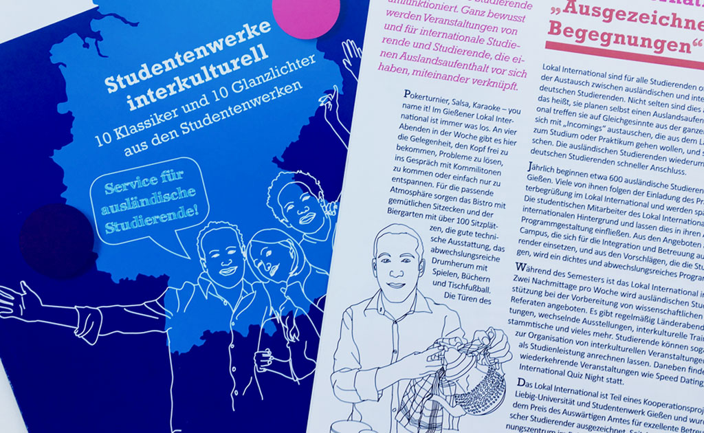 Cover Publikationen Servicestelle interkulturelle Kommunikation, Deutsche Studentenwerke