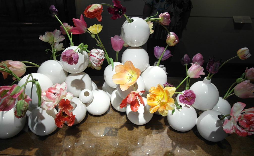 Tulpen in Vasen