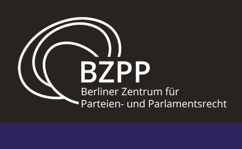 Berliner Zentrum f�r Parteien- und Parlamentsrecht (BZPP) Forschungsprojekt Freie Universit�t Berlin, Fachbereich Rechtswissenschaft, Signetentwicklung